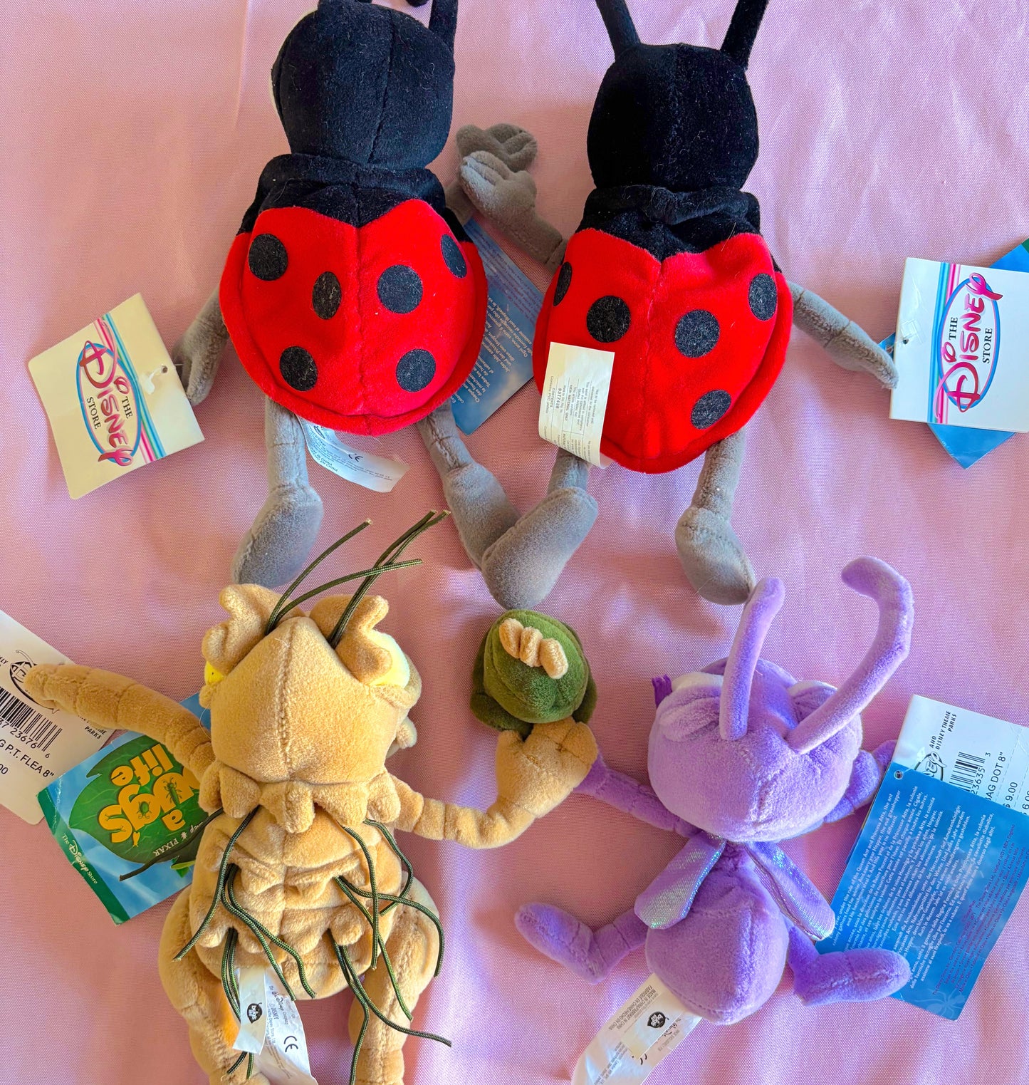Vintage Bugs Life Plush Bag Charms