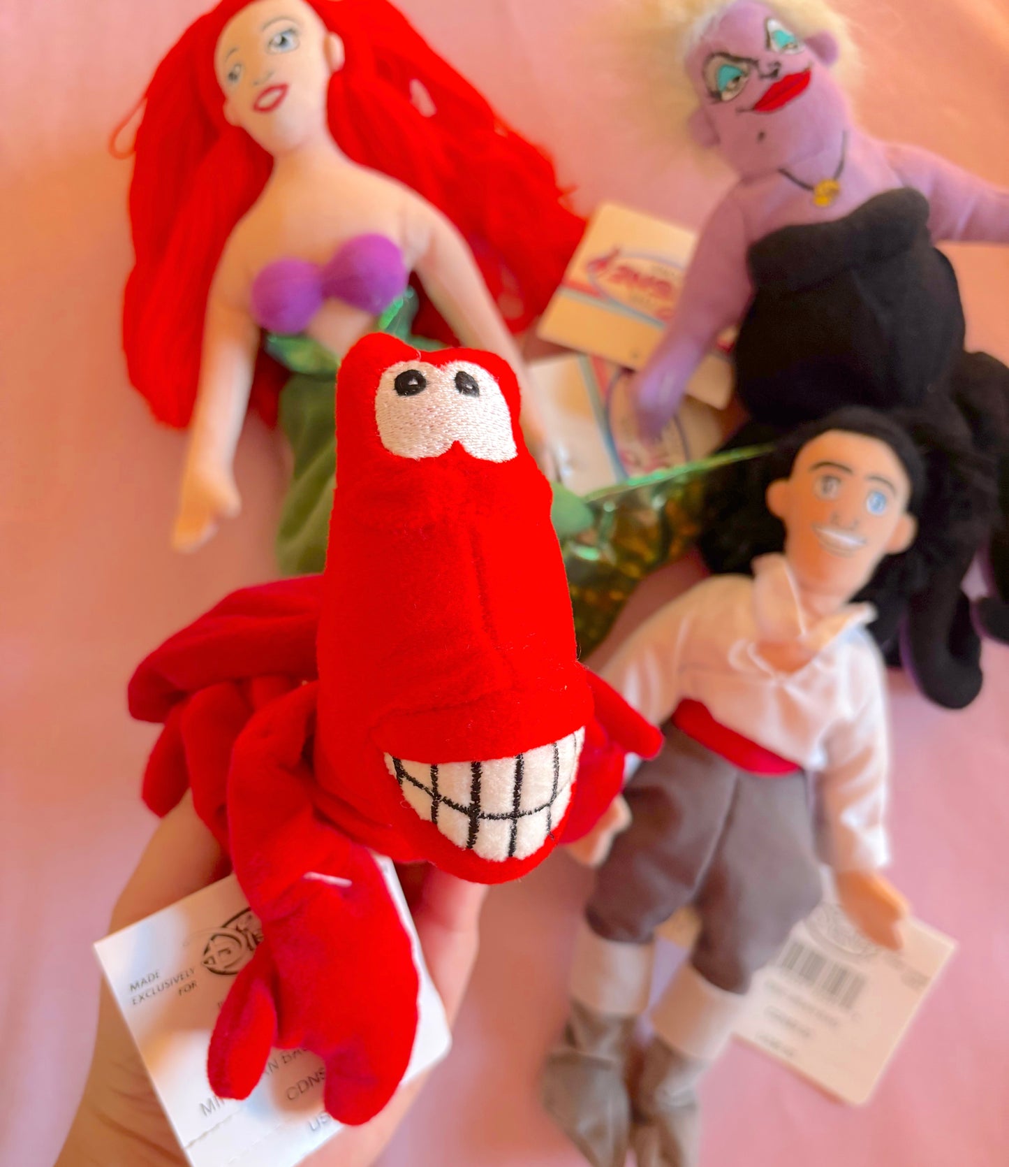 Vintage Little Mermaid Plush Bag charms