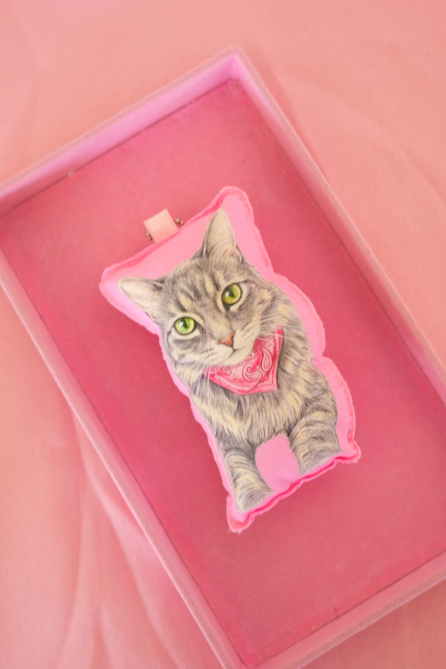 Pet Custom Portrait Plush Bag Charm