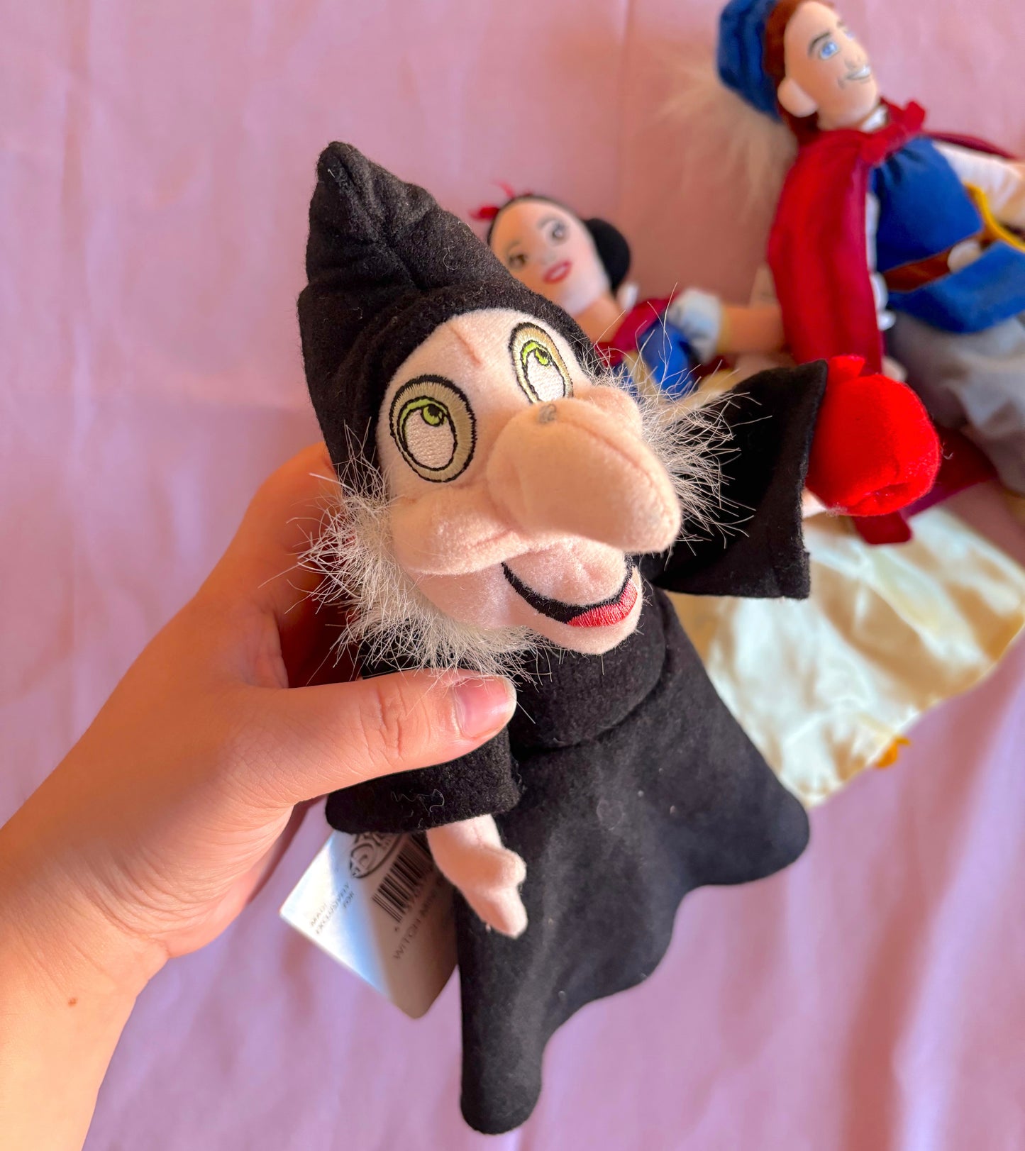 Vintage Snow White Plush Bag Charms