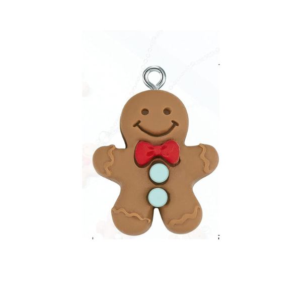 Gingerbread Man Cookie Charm