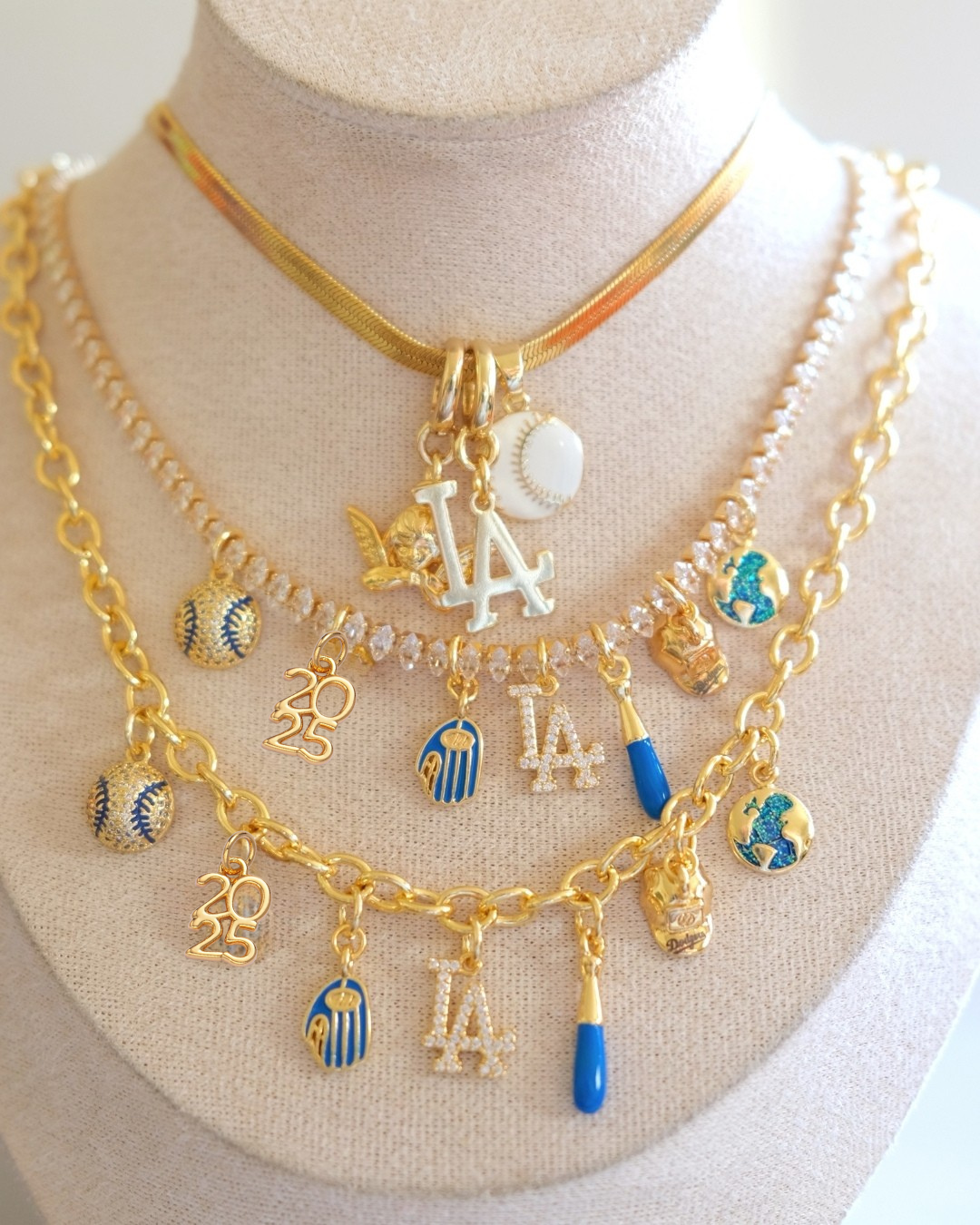 DODGERS 2025 WORLD CHAMPS - Necklace Or Bracelet