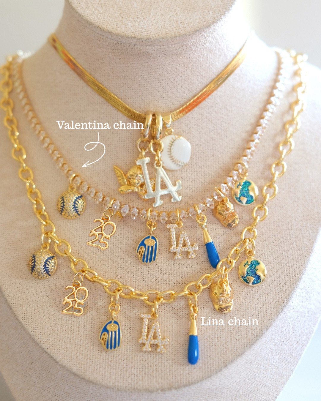 DODGERS 2025 WORLD CHAMPS - Necklace Or Bracelet